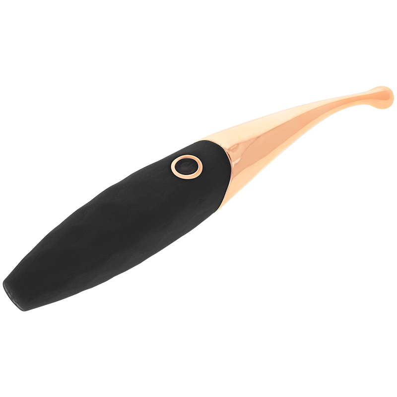 OHMAMA - ESTIMULADOR CLITORIS RECARGABLE 36 MODOS NEGRO-PINKGOLD