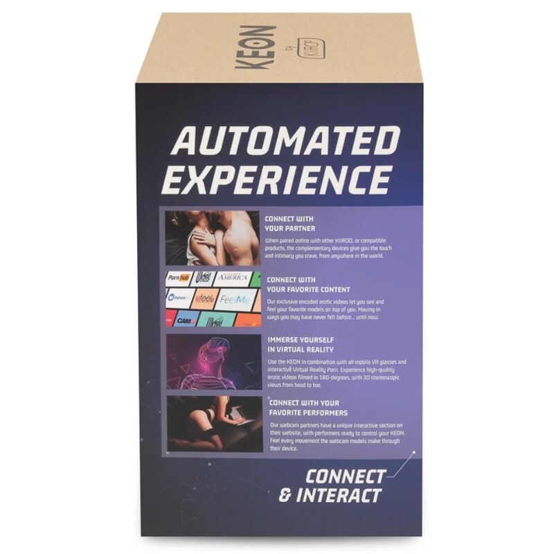 KIIROO - KEON + FEEL NATALIA STARR + LUBRICANTE AQUA QUALITY 50 ML