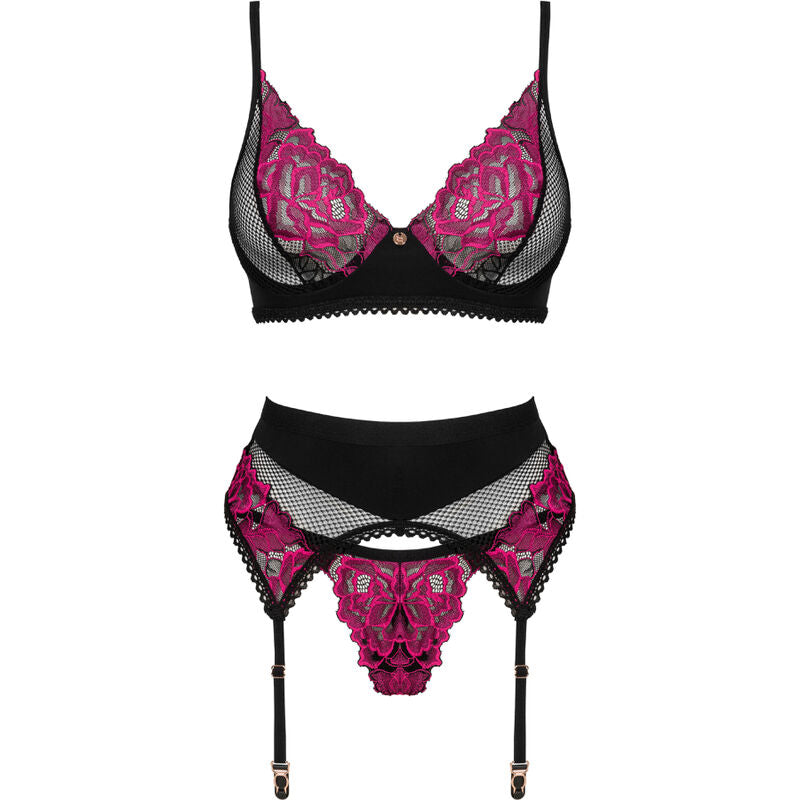 OBSESSIVE - ROSENTY SET TRES PIEZAS XS/S