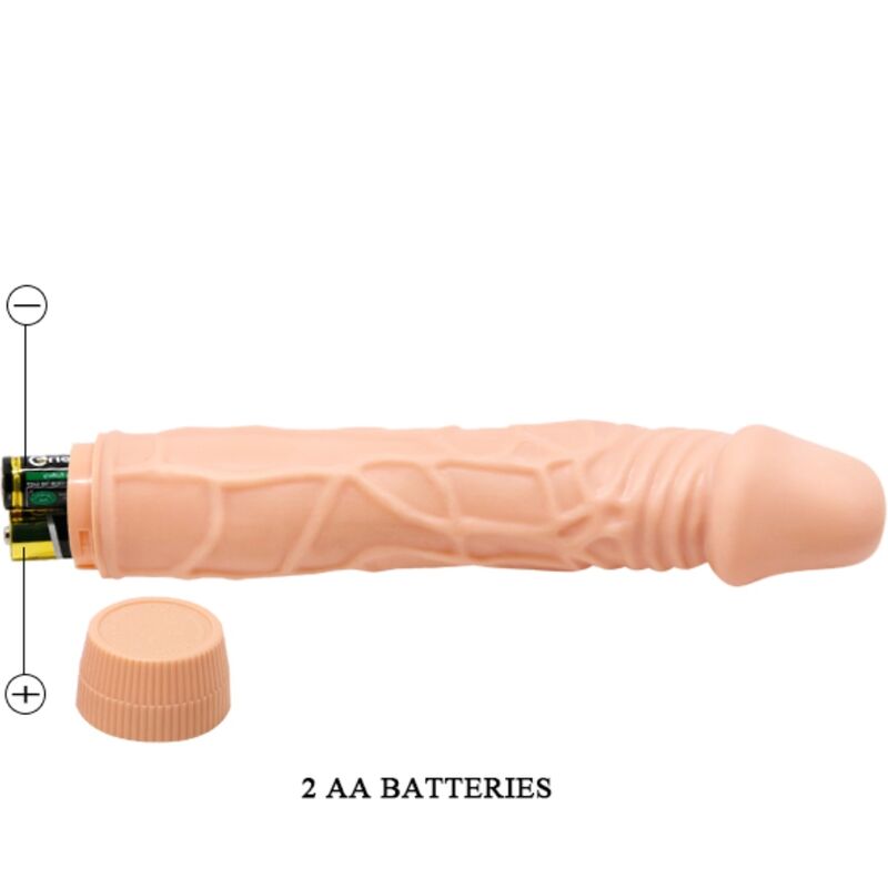 BAILE - BOB VIBRADOR REALÍSTICO 22.5 CM NATURAL