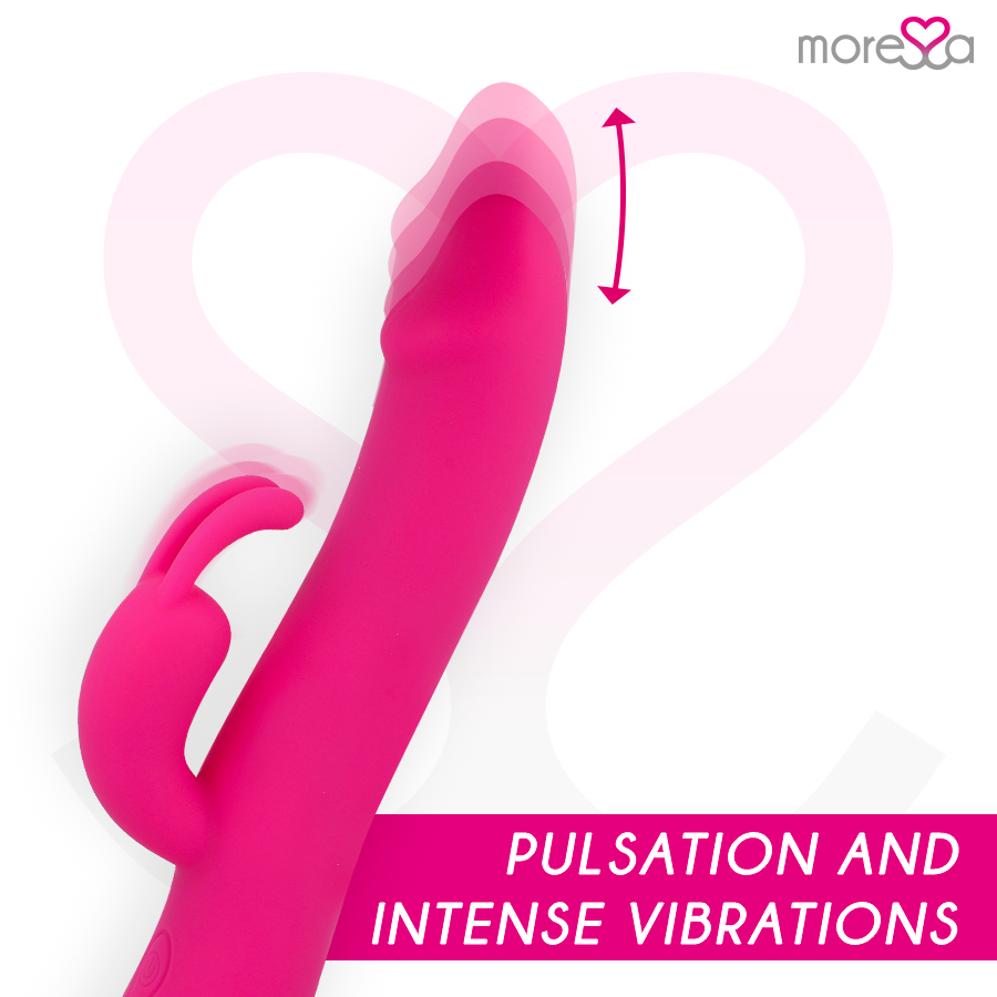 MORESSA - MOLLY IMPULSOR UP&DOWN Y POTENTE VIBRACION PREMIUM SILICONE RECARGABLE