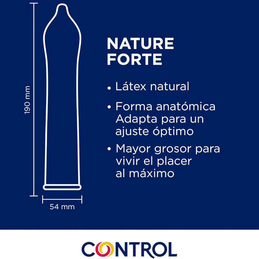 CONTROL - ADAPTA FORTE CAJA PRESERVATIVOS 144 UNIDADES