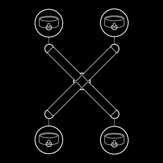 FETISH SUBMISSIVE - UNIÓN ESPOSAS CUERO VEGANO