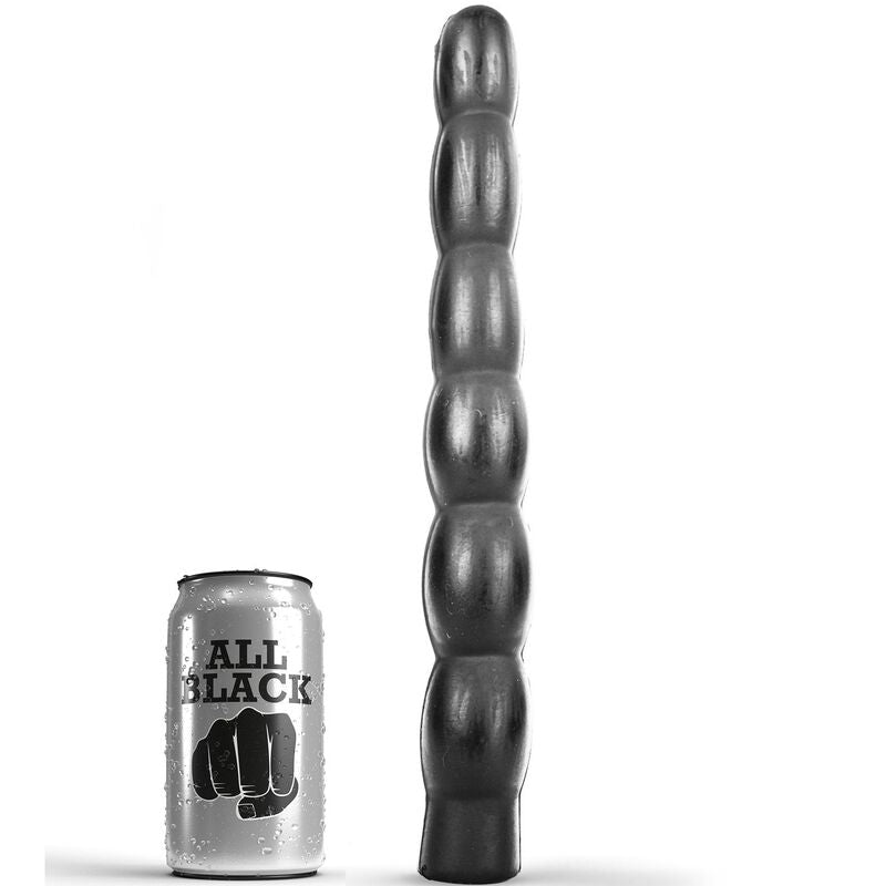 ALL BLACK - ANAL DILDO 32 CM