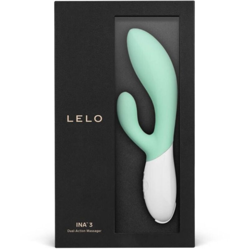 LELO - INA 3 VERDE VIBRADOR RABBIT LUJO VERDE AGUA