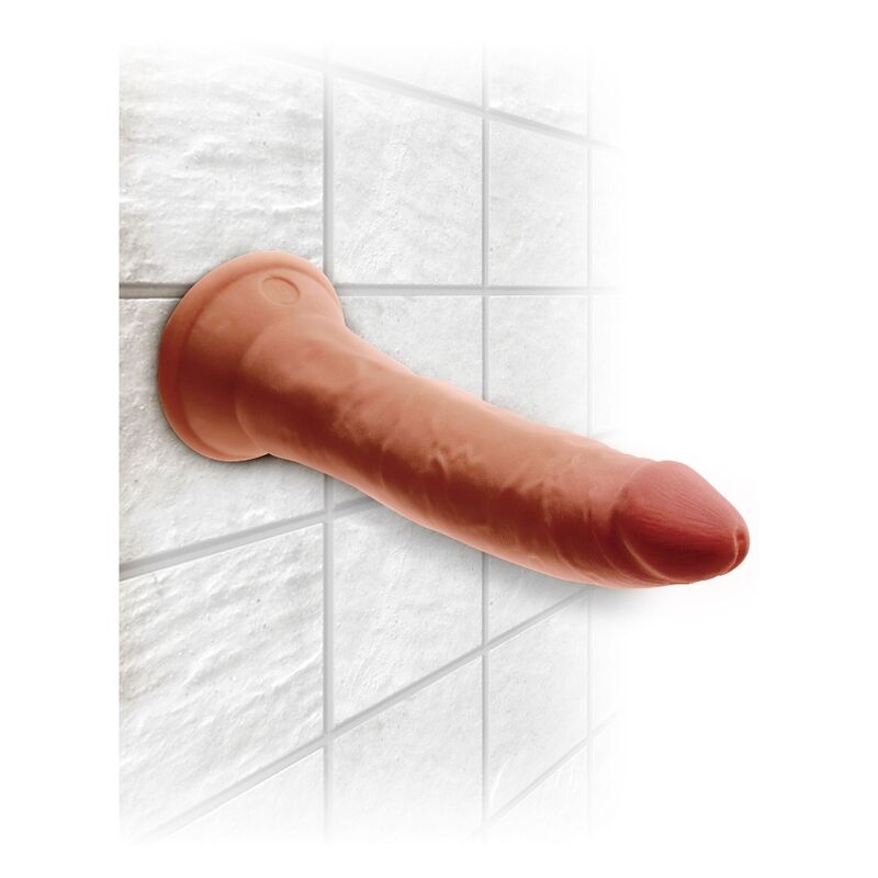 KING COCK - PLUS DILDO 3D TRIPLE DENSIDAD 18 CM