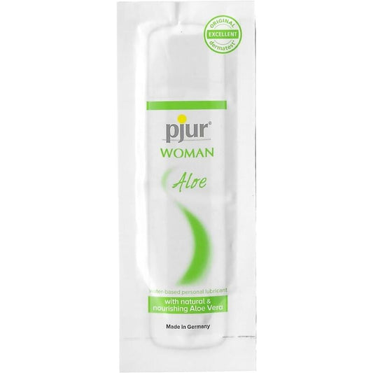 PJUR - WOMAN ALOE LUBRICANTE BASE AGUA 2 ML