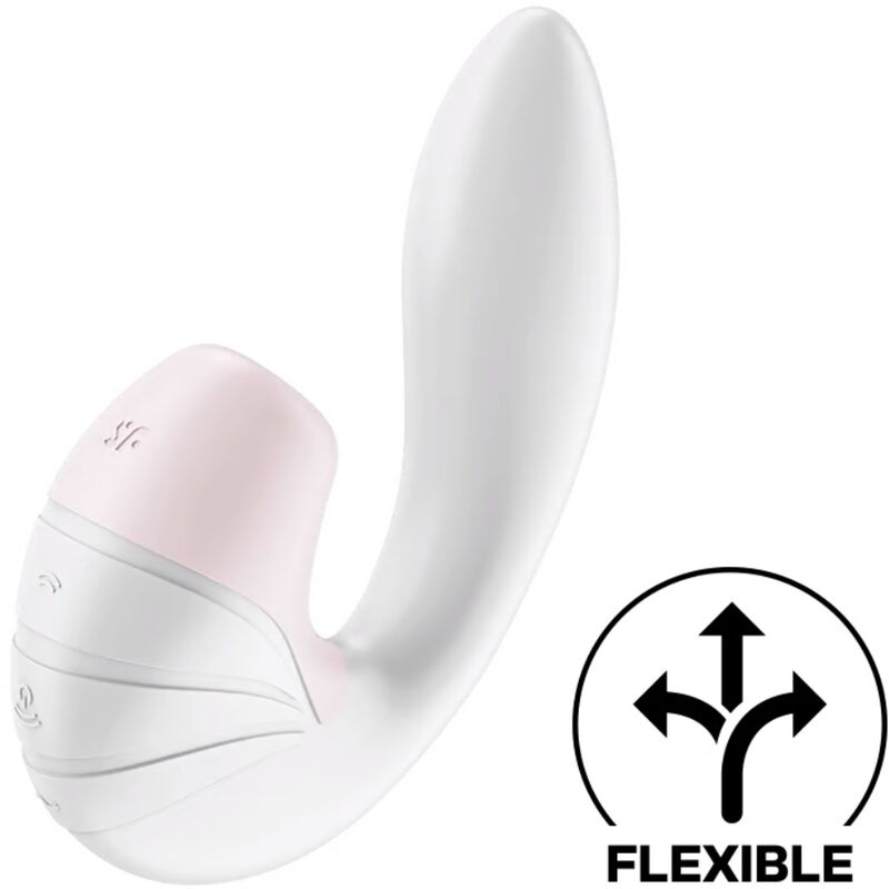 SATISFYER - SUPERNOVA ESTIMULADOR Y VIBRADOR BLANCO