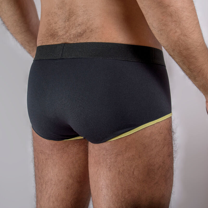 MACHO - MS24A CALZONCILLO BRIEF DARK AMARILLO S