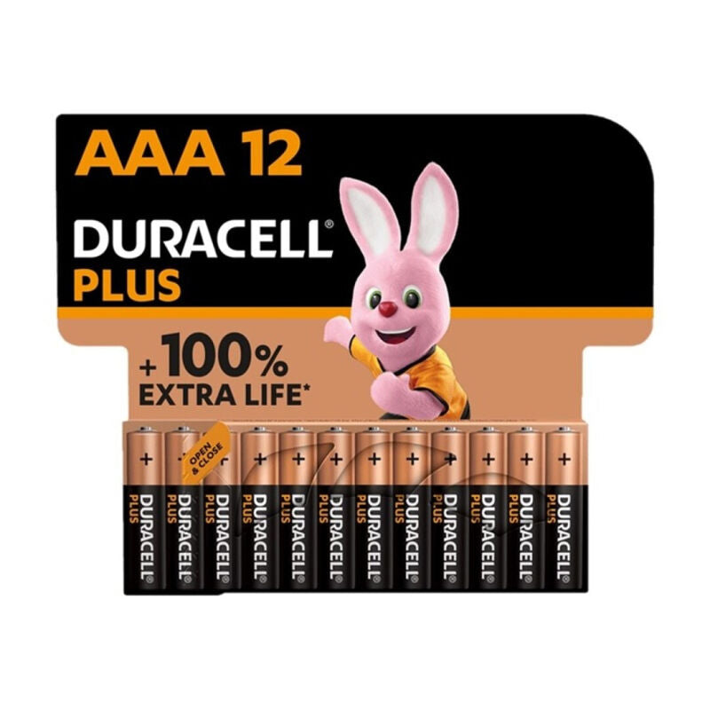 DURACELL - PLUS POWER 100 PILA ALCALINA AAA LR03 BLISTER*12