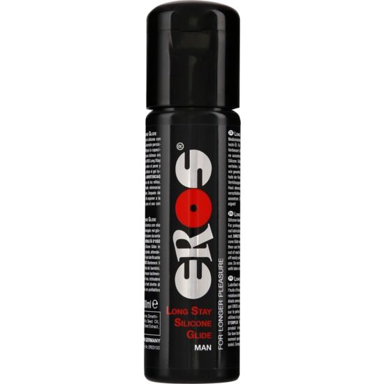 EROS - LUBRICANTE SILICONA LARGA DURACION PARA HOMBRE 100 ML