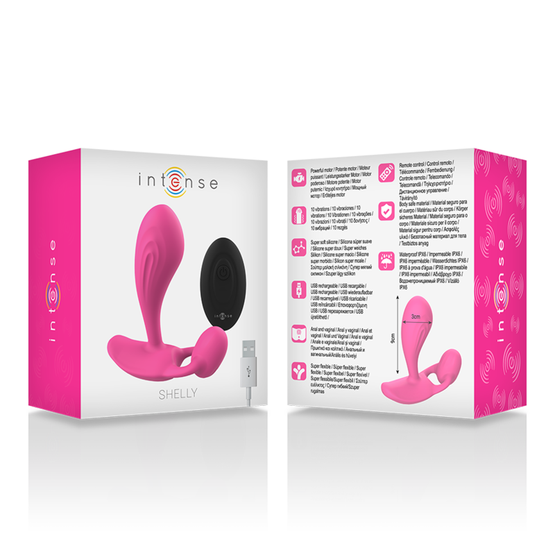 INTENSE - SHELLY PLUG ANAL CONTROL REMOTO ROSA