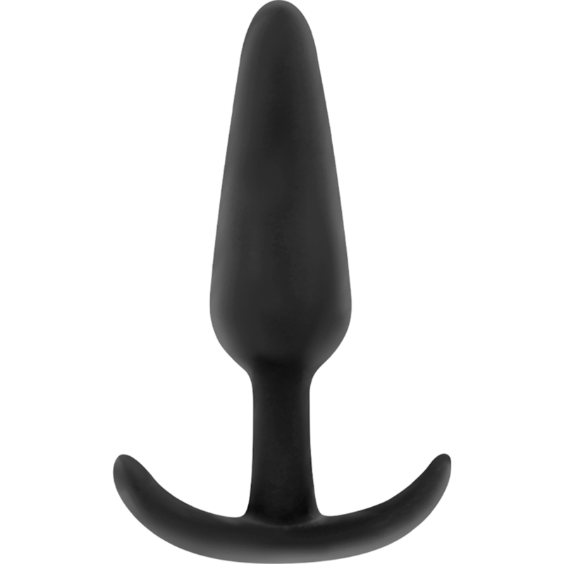 BLACK&SILVER - HANSEL PLUG ANAL SILICONA CON ASA PEQUEÑO