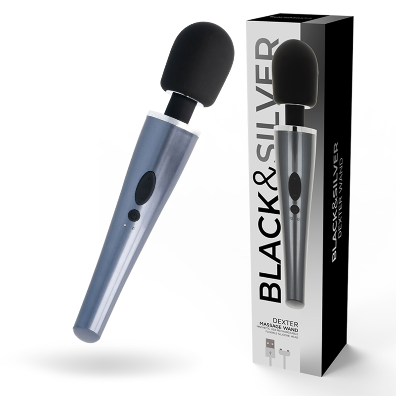 BLACK&SILVER - DEXTER MASSAGE WAND