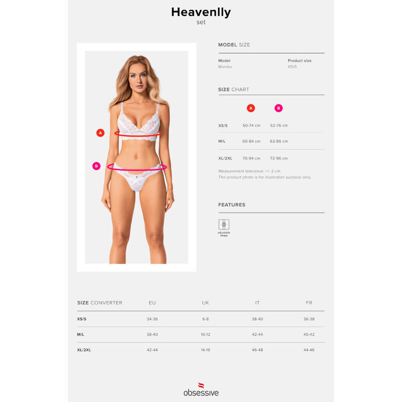 OBSESSIVE - HEAVENLLY SET 2 PIEZAS XS/S