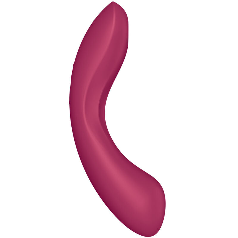 SATISFYER - CURVE TRINITY 1 AIR PULSE VIBRATION ROJO