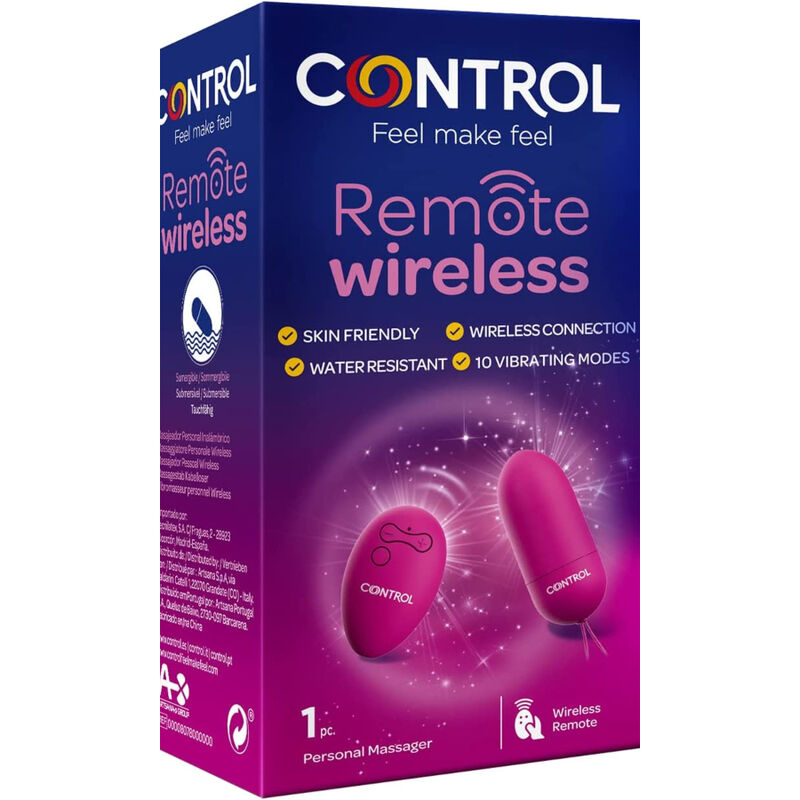 CONTROL - MASAJEADOR PERSONAL CONTROL REMOTO WIRELESS