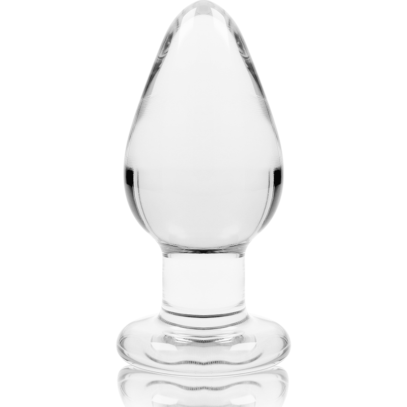 NEBULA SERIES BY IBIZA - MODELO 3 PLUG CRISTAL BOROSILICATO TRANSPARENTE 11 CM -O- 5 CM