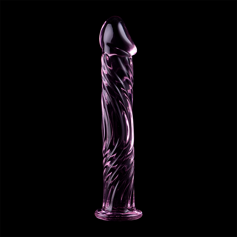 NEBULA SERIES BY IBIZA - MODELO 12 DILDO CRISTAL BOROSILICATO TRANSPARENTE 17 CM -O- 3.5 CM