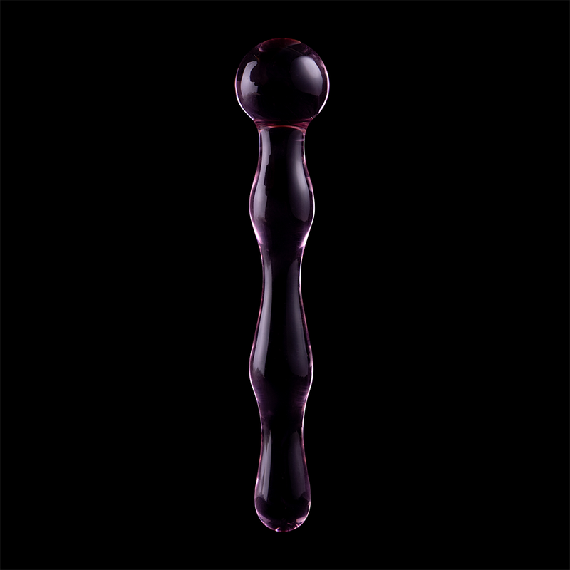 NEBULA SERIES BY IBIZA - MODELO 13 DILDO CRISTAL BOROSILICATO TRANSPARENTE 18 CM -O- 3.5 CM