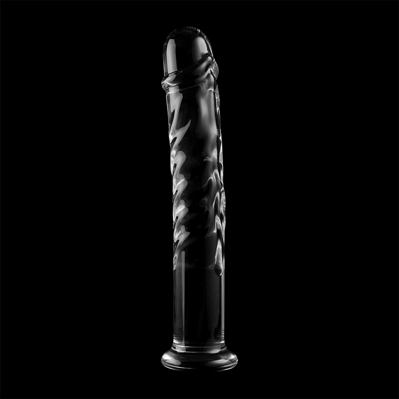 NEBULA SERIES BY IBIZA - MODELO 16 DILDO CRISTAL BOROSILICATO TRANSPARENTE 18.5 CM -O- 3 CM