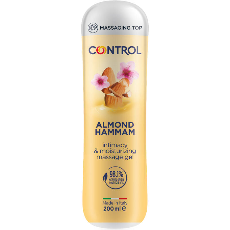 CONTROL - MASAJE GEL 3 EN 1 LECHE DE ALMENDRA 200 ML