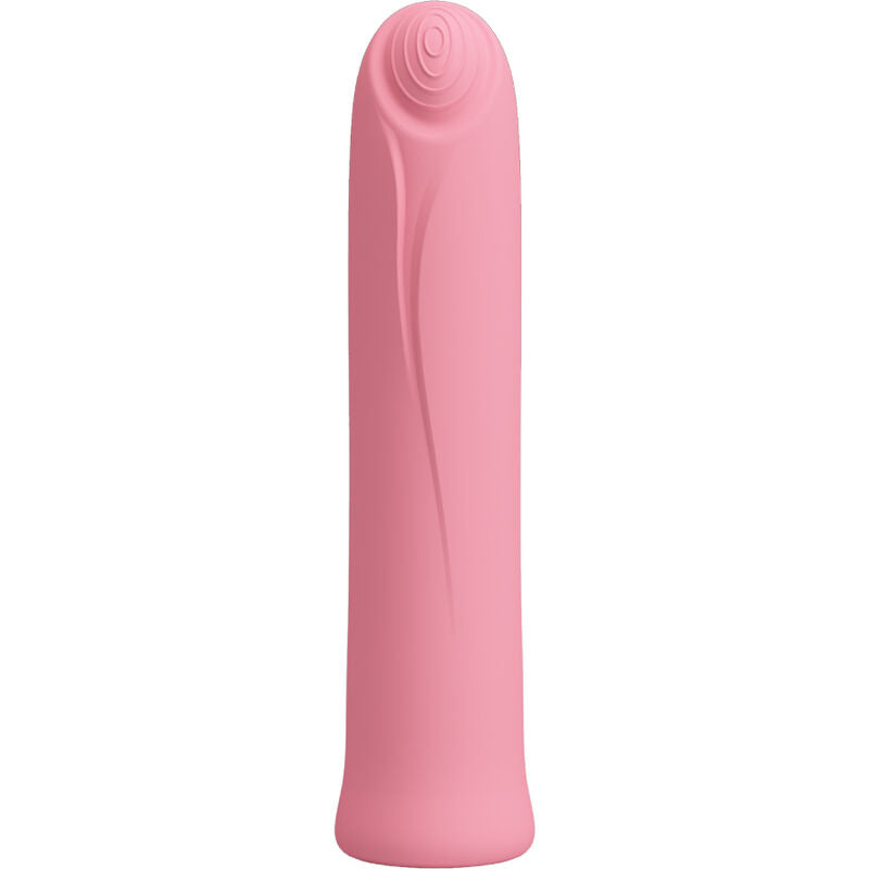 PRETTY LOVE - CURTIS MINI VIBRADOR SUPER POWER 12 VIBRACIONES SILICONA ROSA