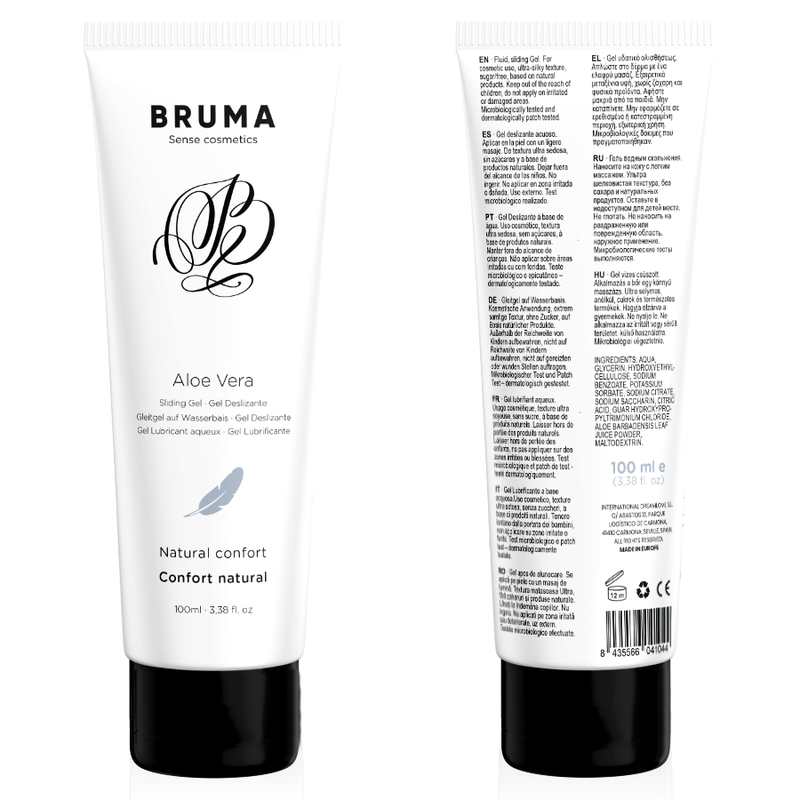 BRUMA - GEL DESLIZANTE CON ALOE VERA CONFORT NATURAL 100 ML