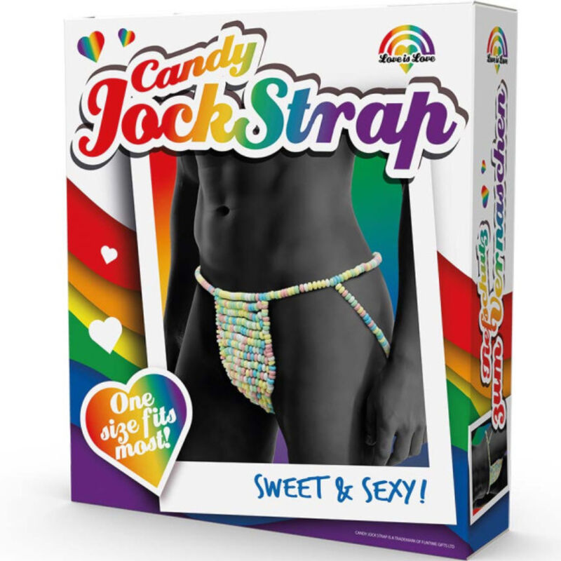 SPENCER & FLEETWOOD - TANGA CARAMELOS ARCOIRIS CANDY JOCKSTRAP