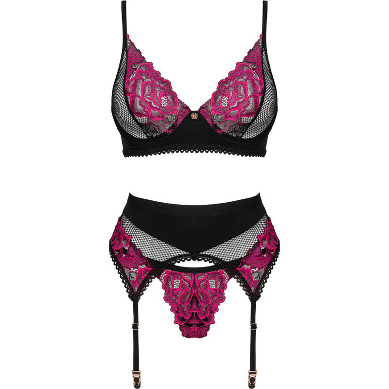 OBSESSIVE - ROSENTY SET TRES PIEZAS XS/S