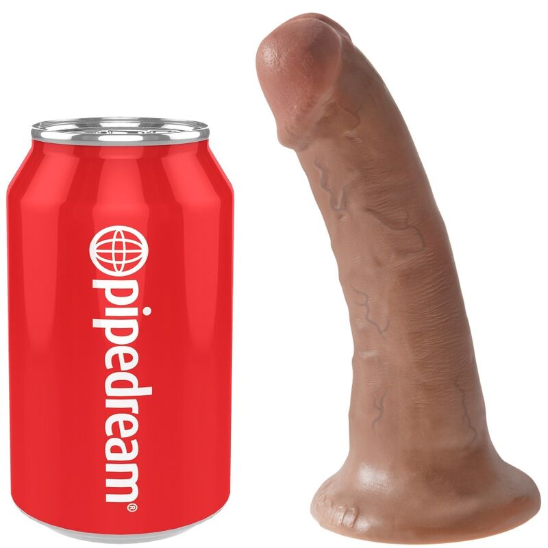 KING COCK - PENE REALISTICO 15 CM CARAMELO