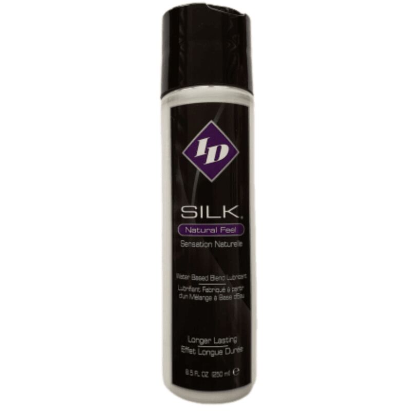 ID SILK - LUBRICANTE BASE AGUA Y SILICONA NATURAL FEEL 250 ML