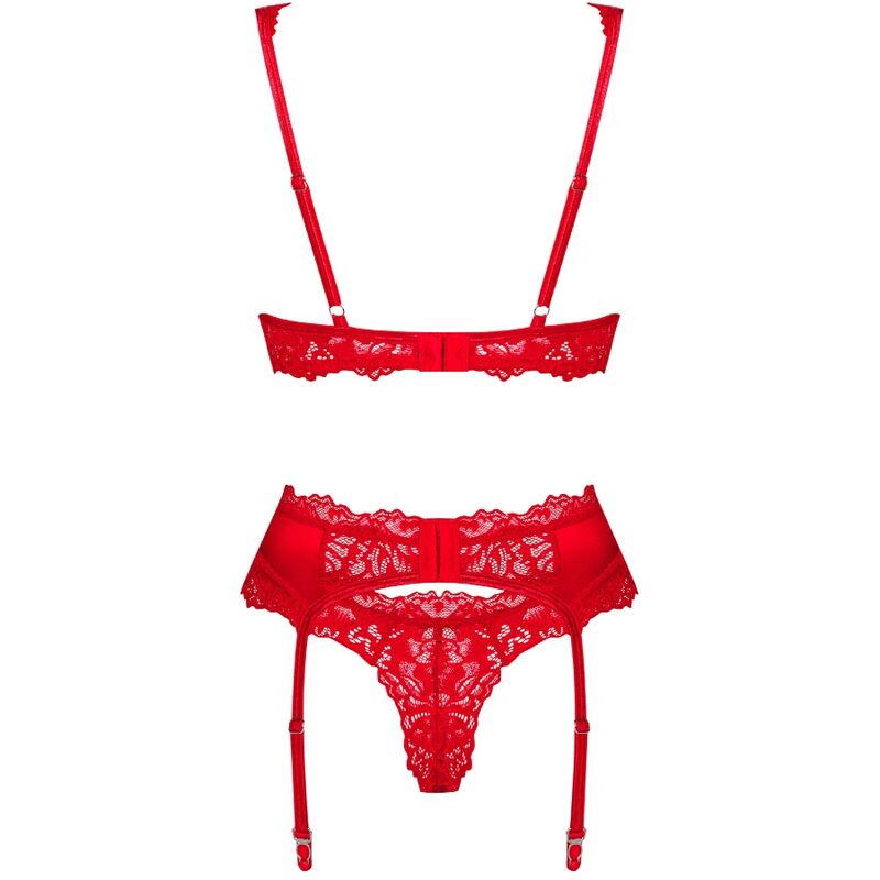 OBSESSIVE - AMOR CHERRIS SET 3 PIEZAS S/M