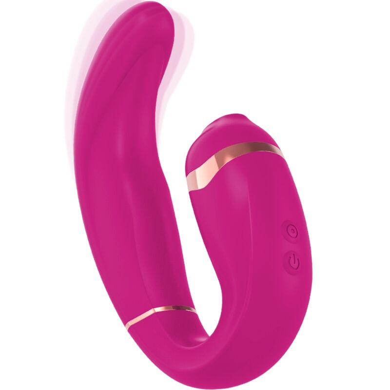 ADRIEN LASTIC - MY·G SUCCIONADOR CLITORIS Y ESTIMULADOR G-SPOT ROSA