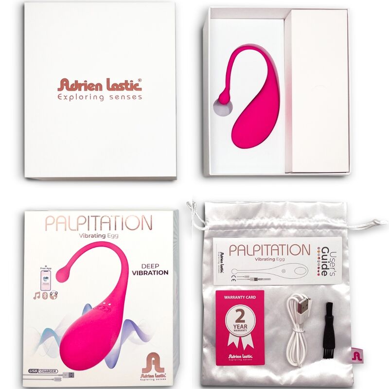 ADRIEN LASTIC - PALPITATION HUEVO VIBRADOR ROSA - APP GRATUITA