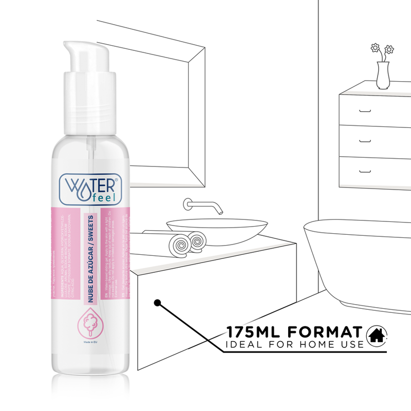 WATERFEEL - LUBRICANTE NUBE DE AZÚCAR 175 ML