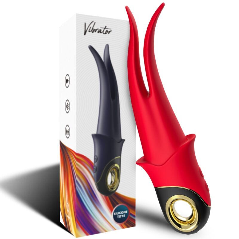 ARMONY - SHADOW VIBRADOR PINZA ROJO