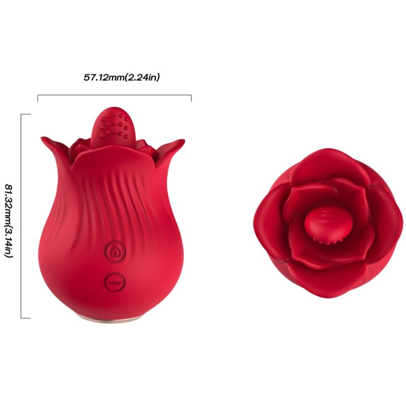 ARMONY - ROSA VIBRADOR & ESTIMULADOR ROJO