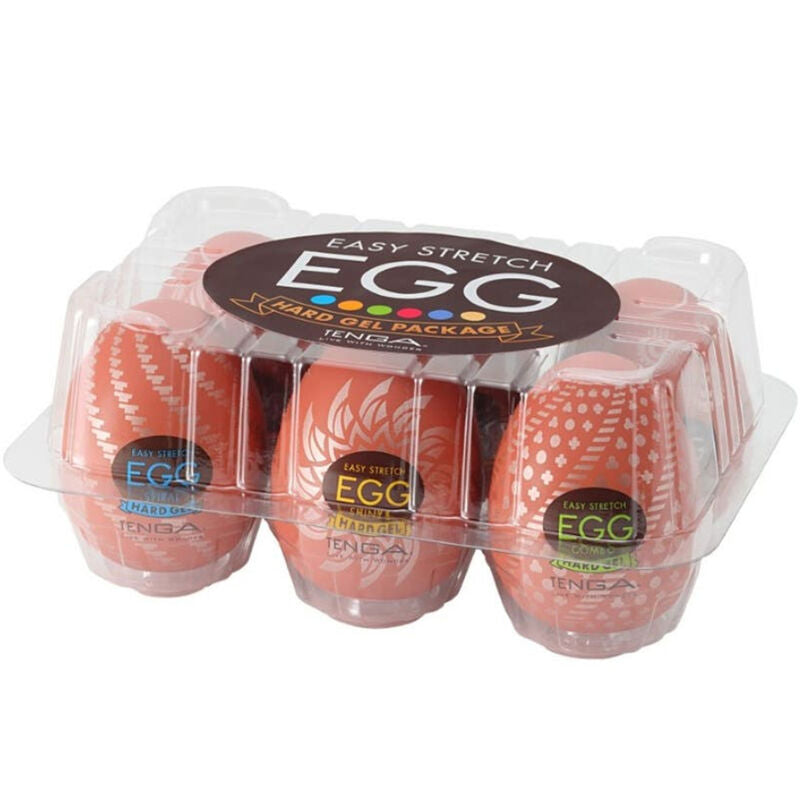 TENGA - HARD BOILED HUEVO MASTURBADOR PACK 6 UDS