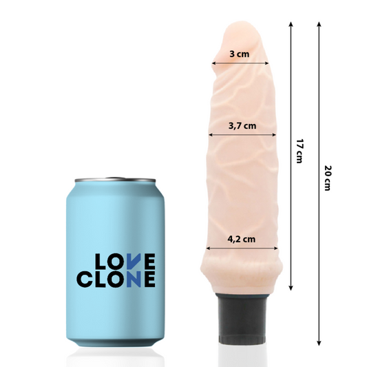 LOVECLONE - IVAR SELF LUBRICATION VIBRADOR 20 CM -O- 3.7 CM