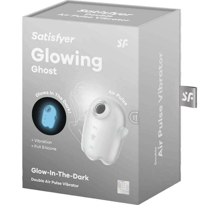 SATISFYER - GLOWING GHOST AIR PULSE & VIBRADOR AMARILLO