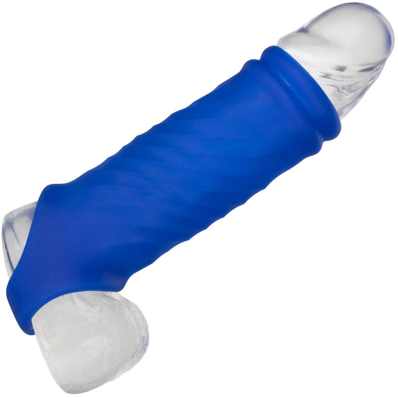 CALEXOTICS - ADMIRAL WAVE FUNDA PENE SILICONA LÍQUIDA AZUL