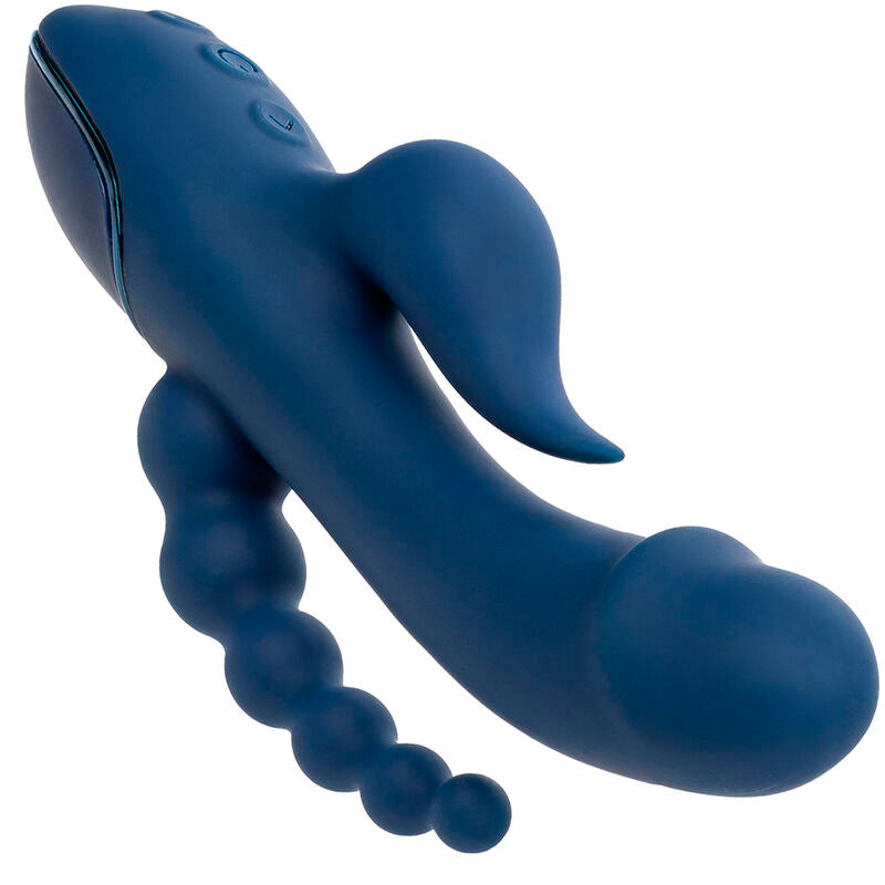 CALEXOTICS - VIBRADOR TRIPLE ORGASM AZUL