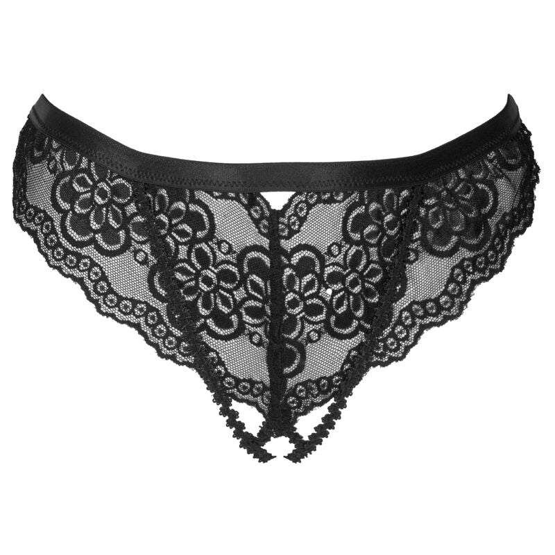 LIVCO CORSETTI FASHION - OKSURIN PANTY CROTCHLESS NEGRO S/M