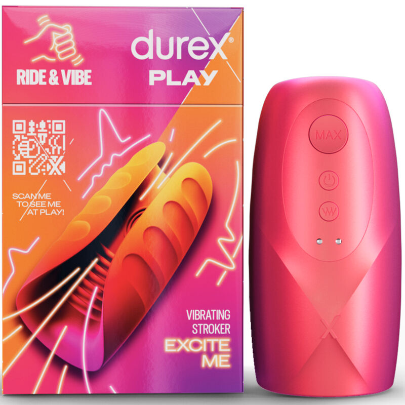 DUREX - TOY MASTURBADOR VIBRADOR RIDE & VIBE