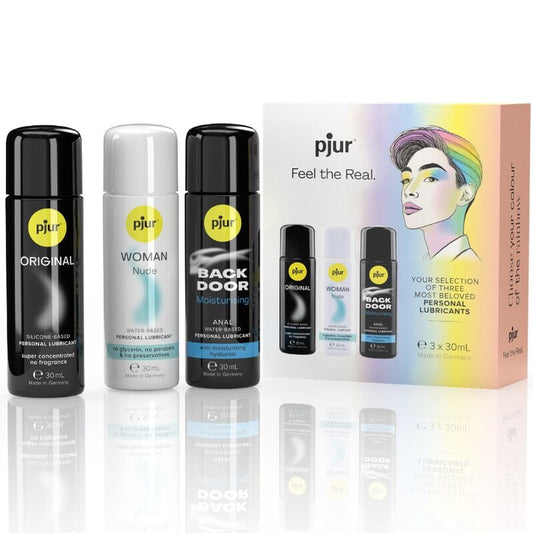 PJUR - PRIDE SET PREMIUM LUBRICANTES 3 X 30 ML