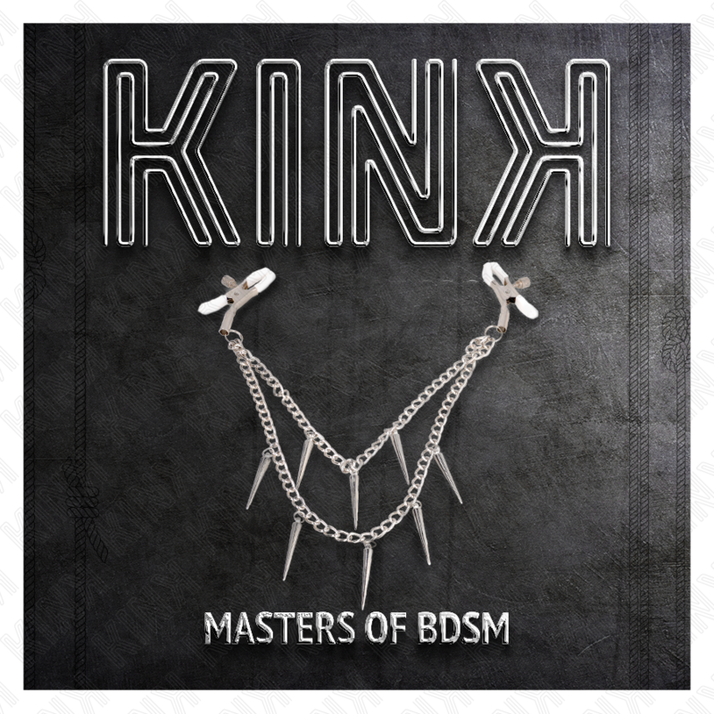 KINK - PINZAS PARA PEZONES CON CADENA DE PÚAS 30 CM