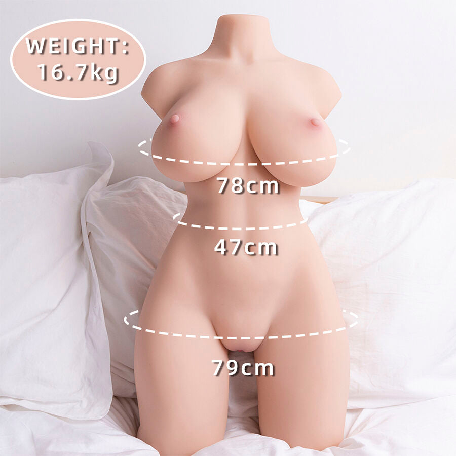 XISE - TIDY TORSO REALÍSTICO FEMENINO CON THRUSTING 71 CM
