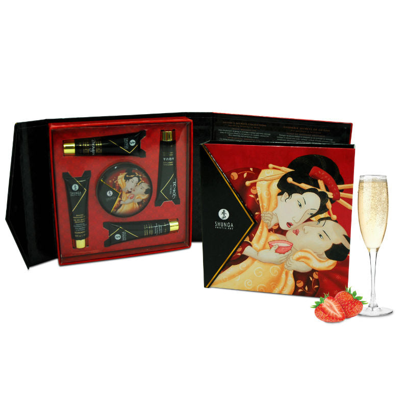 SHUNGA - KIT SECRET GEISHA FRESAS Y CAVA