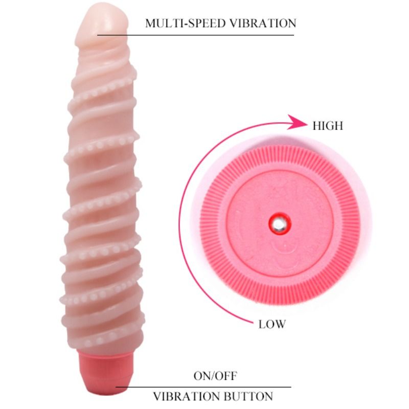 BAILE - FLEXI VIBE SENSUAL VIBRADOR ESPIRAL 19.5 CM